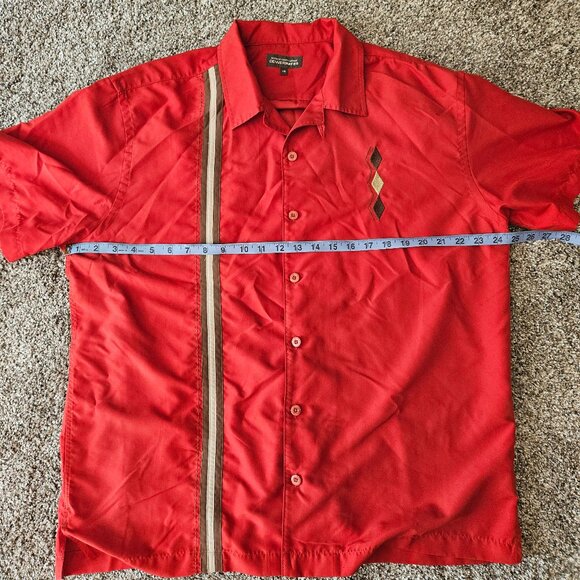 Mod Retro Button Down Bowling Shirt - Picture 7 of 9